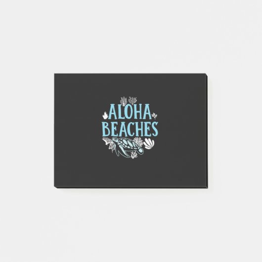 Turtle Lover | Aloha Beaches ポストイット (正面)