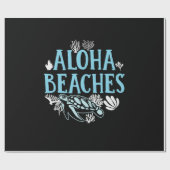Turtle Lover | Aloha Beaches ラッピングペーパー (フラット)