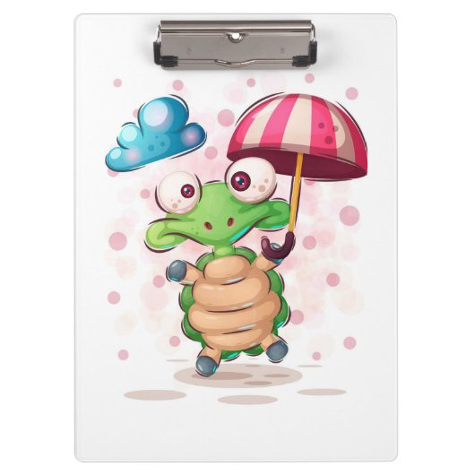 Turtle Lover Cute Sea Turtle クリップボード (正面)
