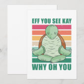 Turtle Lover EFF Kay Why Oh You セーブザデート (正面/裏面)