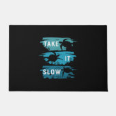 Turtle Lover | Take It Slow ドアマット (正面)