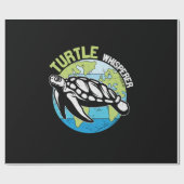 Turtle Lover | Turtle Whisperer ラッピングペーパー (フラット)