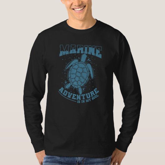 Turtle Marine Adventure is in My Soul Tシャツ (正面)