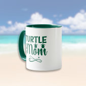 Turtle Mom Environmental Beach Theme マグカップ