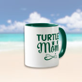 Turtle Mom Environmental Beach Theme マグカップ