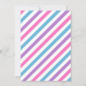 Turtle Oneder The Sea 1st Birthday Invitation 招待状 (裏面)