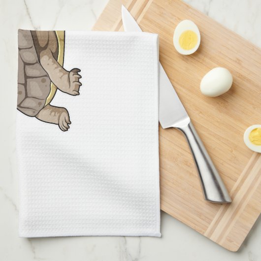 Turtle Painter Paint brush キッチンタオル (四つ折り)