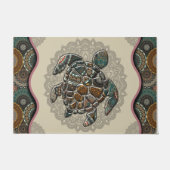 Turtle Pattern Doormats, Turtle Lover Rugs ドアマット (正面)