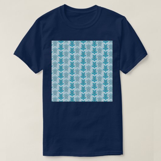 turtle pattern stickers turtley awesome sea turtle tシャツ (デザイン正面)
