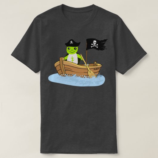 Turtle Pirate Tシャツ (デザイン正面)