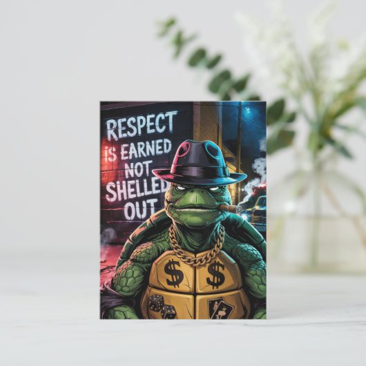 Turtle Respect is Not Shelled Out ポストカード (スタンド正面)
