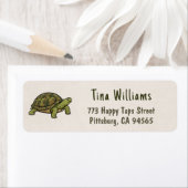 Turtle Return Address Labels ラベル (インサイチュ)