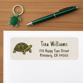 Turtle Return Address Labels ラベル