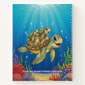 Turtle’s Notebook – Cute Kids School Notebook ノートブック (裏面)