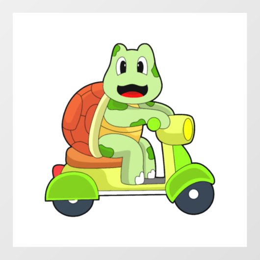 Turtle Scooter ウィンドウサイン (シート)