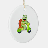 Turtle Scooter セラミックオーナメント (右)