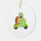 Turtle Scooter セラミックオーナメント (左)