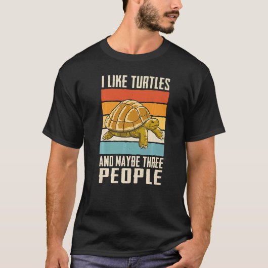 Turtle Sea Turtle Tortoise Tシャツ (正面)