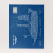 Turtle Ship Geobukseon – 船舶設計図ABD ジグソーパズル (縦)