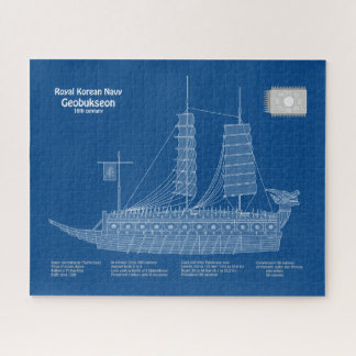 Turtle Ship Geobukseon – 船舶設計図ABD ジグソーパズル