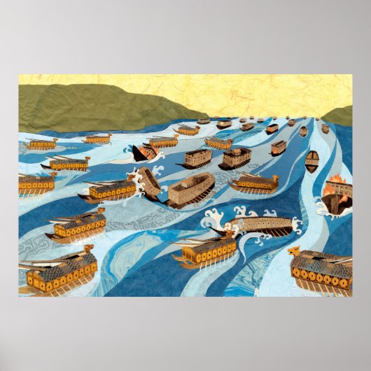 Turtle Ships in the Battle of Myeongnyang ポスター (正面)