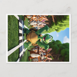 Turtle the winner. シーズンポストカード