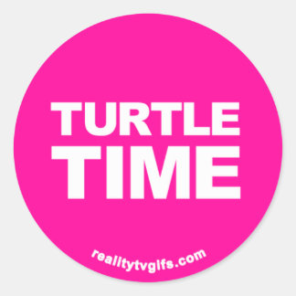 Turtle Time – スタンプ ラウンドシール