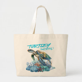 Turtle Tote ラージトートバッグ