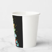 Turtle Tree Christmas Tree Adorable Turtle Christm 紙コップ (左)