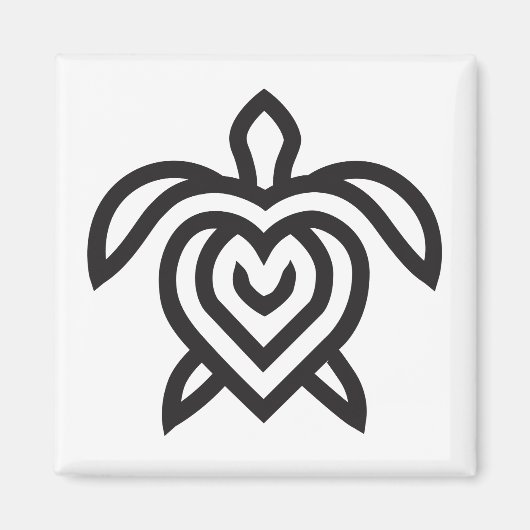 Turtle Tribe基本ロゴマグネット マグネット (正面)