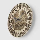 Turtle Wall Clock - Steady & Serene ラージ壁時計 (傾斜)