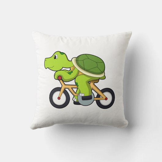 Turtle with Bicycle.PNG クッション (裏面)