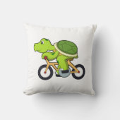 Turtle with Bicycle.PNG クッション (正面)
