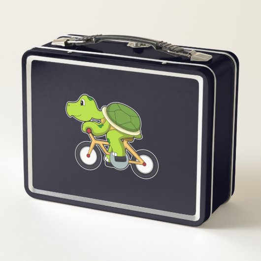 Turtle with Bicycle.PNG メタルランチボックス (裏面)