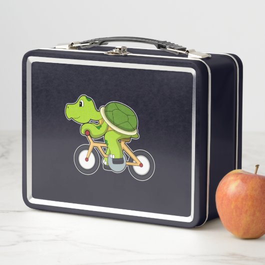 Turtle with Bicycle.PNG メタルランチボックス (インサイチュ)