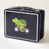 Turtle with Bicycle.PNG メタルランチボックス (正面)