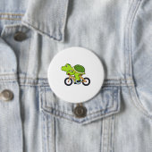 Turtle with Bicycle.PNG 缶バッジ (インサイチュ)