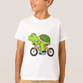 Turtle with Bicycle.PNG Tシャツ (正面)
