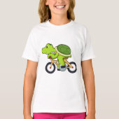 Turtle with Bicycle.PNG Tシャツ (正面)