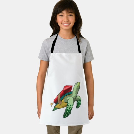 Turtle with Rocket エプロン (インサイチュ)