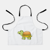 Turtle with Shell as Burger.PNG エプロン (正面)