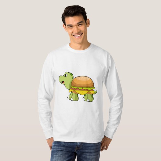 Turtle with Shell as Burger.PNG Tシャツ (正面フル)