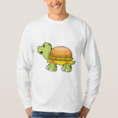 Turtle with Shell as Burger.PNG Tシャツ (正面)