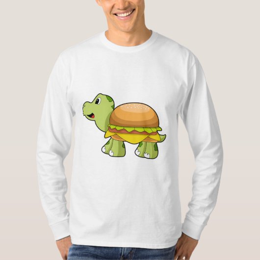 Turtle with Shell as Burger.PNG Tシャツ (正面)