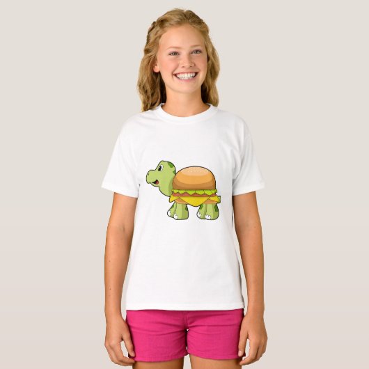Turtle with Shell as Burger.PNG Tシャツ (正面フル)
