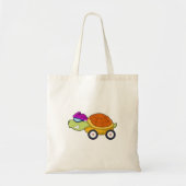 Turtle with Shell as Car トートバッグ (正面)