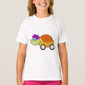 Turtle with Shell as Car Tシャツ (正面)