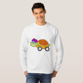 Turtle with Shell as Car Tシャツ (正面フル)