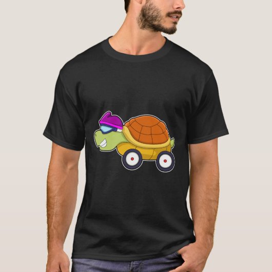 Turtle with Shell as Car Tシャツ (正面)