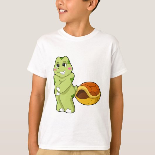 Turtle without Shell Shy.PNG Tシャツ (正面)